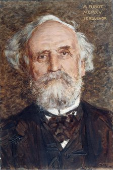 Portrait of Albert Ribot (1842-1923), politician, 1915. Creator: Joseph Felix Bouchor.