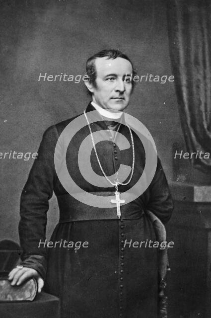 Archbishop John Hughes, between 1855 and 1865. Creator: Unknown.