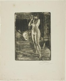 The First Pose, 1906. Creator: Anders Leonard Zorn.