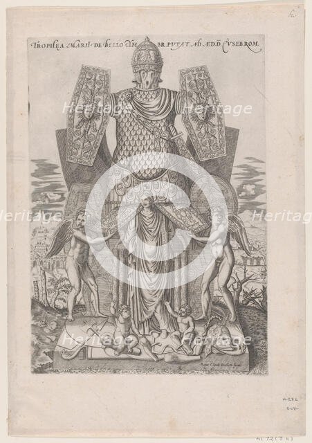 Speculum Romanae Magnificentiae: Trophies of Marius, late 16th century., late 16th century. Creator: Anon.