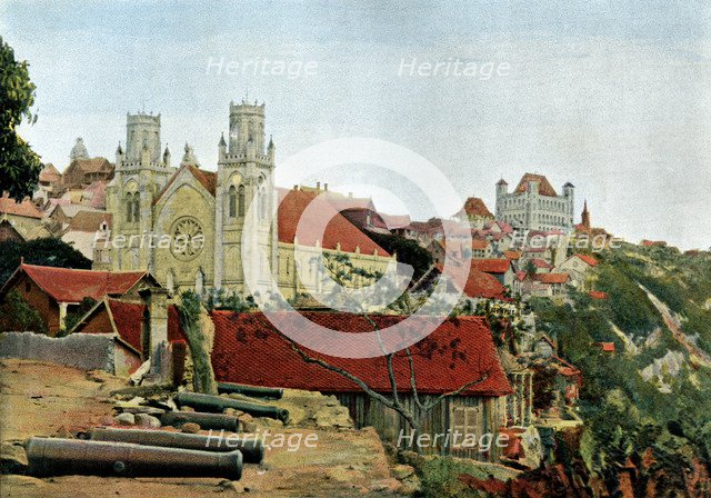 Catholic Cathedral, Palace of the Queen, late 19th century.Artist: Gillot