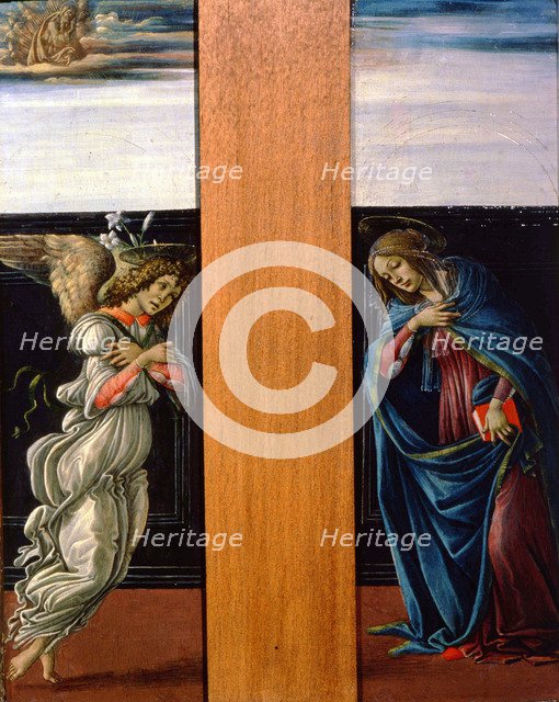 'The Annunciate Virgin and Archangel Gabriel', 1490.  Artist: Sandro Botticelli
