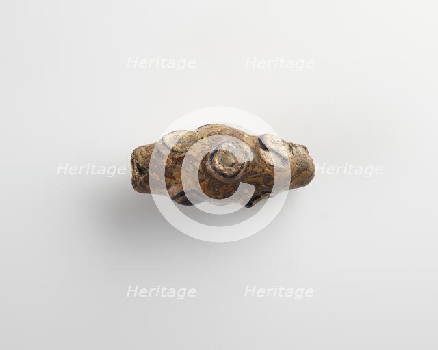 Bead, large spindle-shaped. One end broken, 4th century BCE. Creator: Unknown.