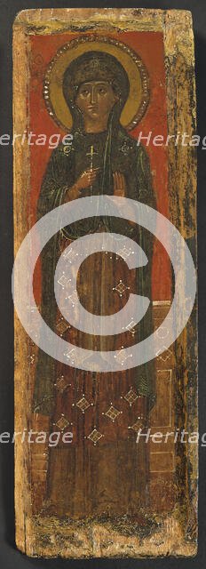 Female martyr saint, c14th century. Creator: Unknown.