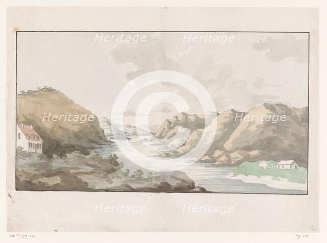 View of the Hudson River, 1700-1800. Creator: Anon.