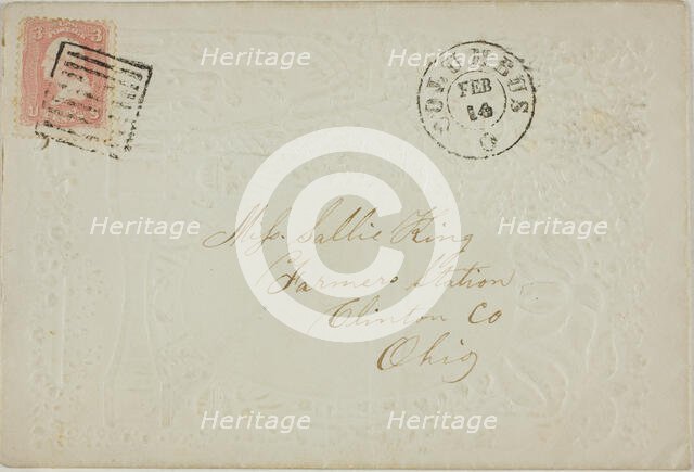 Valentine envelope, n.d. Creator: Unknown.