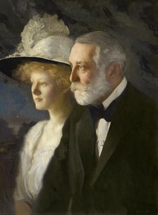 Henry Clay and Helen Frick, c. 1910. Creator: Edmund Charles Tarbell.