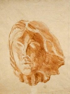 Mask of Isadora Duncan, c.1920. Creator: Bourdelle, Antoine (1861-1929).