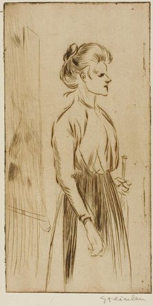 Hard Woman, 1898. Creator: Theophile Alexandre Steinlen.