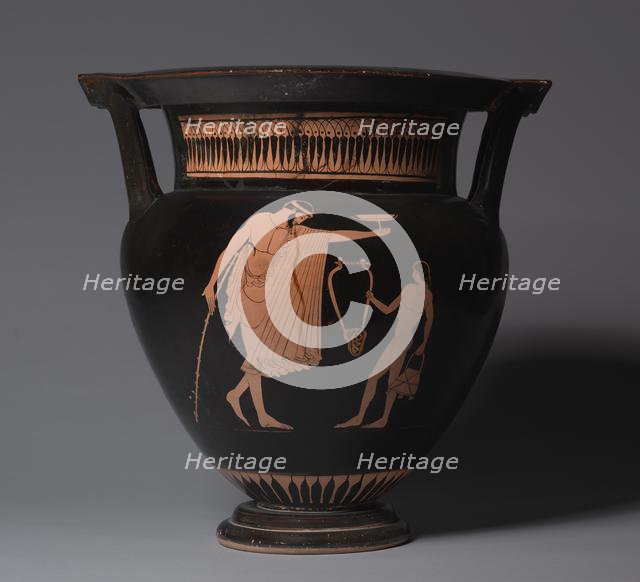 Column Krater, 470-460 BC. Creator: Pig Painter (Greek), attributed to.