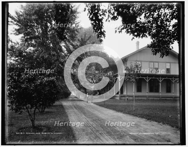Neenah, Wis., Robert's Resort, between 1880 and 1899. Creator: Unknown.