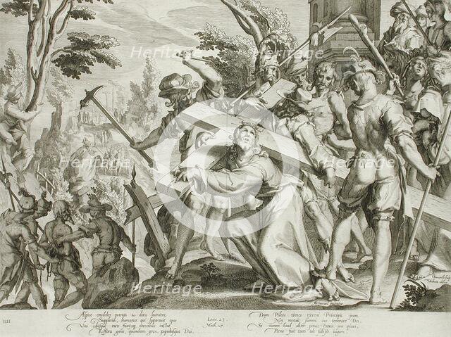 Christ Carrying the Cross, 1607. Creator: Willem van Swanenburg.