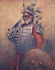 'A Formidable Warrior of Rewa', 1903. Artist: Mortimer L Menpes.