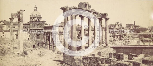 [The Roman Forum], ca. 1870s. Creator: Felix Bonfils.