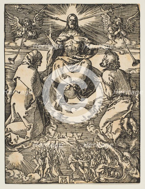 The Last Judgment, from The Small Passion, ca. 1510. Creator: Albrecht Durer.