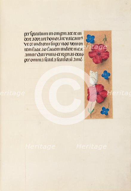 Hours of Queen Isabella the Catholic, Queen of Spain: Fol. 16r, c. 1500. Creator: Master of the First Prayerbook of Maximillian (Flemish, c. 1444-1519); Associates, and.