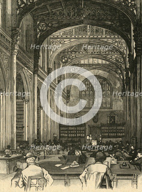 'The Library, Guildhall', 1897. Creator: Unknown.