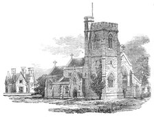 New Church of St. John the Baptist, Isleworth, 1857. Creator: Unknown.