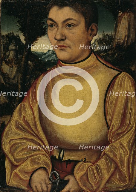 Portrait of a Prince of Anhalt (Portrait of Prince John IV of Anhalt-Zerbst (1504-1551), after 1513.