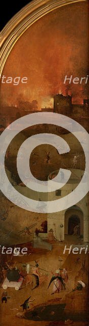 The Last Judgment (Triptych, right panel), ca 1490-1510. Creator: Bosch, Hieronymus (c. 1450-1516).