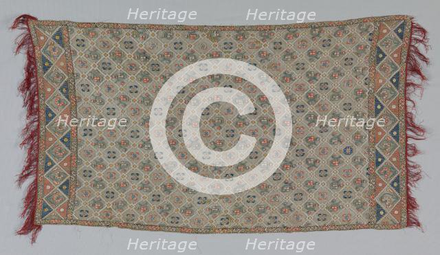 Embroidered Shawl (?), 18th-19th century. Creator: Unknown.