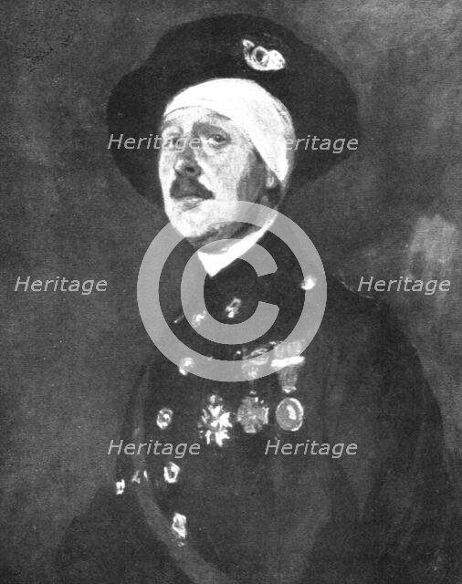 'Le duc de Rohan, capitaine de chasseurs a pied, depute du Morbihan, tue a l'ennemi..., 1916. Creator: Jean-Gabriel Domergue.