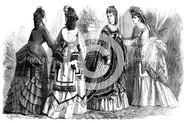 Paris fashions for the month of November, 1871. Creator: Unknown.