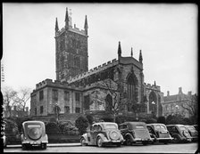 St Peter's Collegiate Church, Lich Gates, Wolverhampton, Spring 1942. Creator: George Bernard Mason.