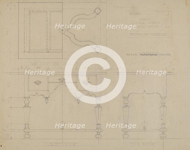 Lowboy, c. 1939. Creator: Frank Wenger.