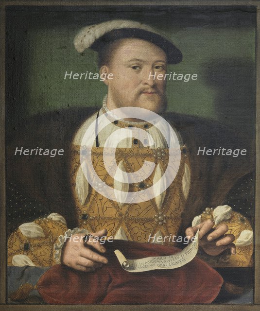 Portrait of King Henry VIII, c1544 (c1800). Artist: Biagio Rebecca