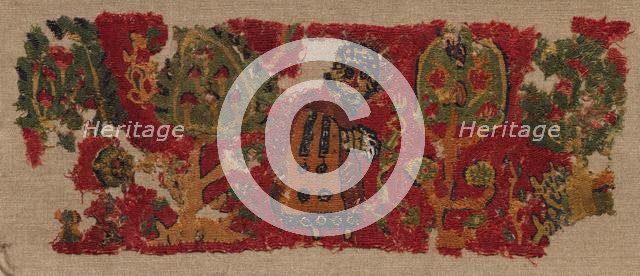 Fragment, Probably a Border from the Hem of a Tunic, 800s (?). Creator: Unknown.