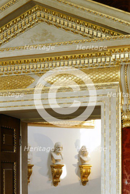 Interior detail, Chiswick House, London, c2000s(?). Artist: Unknown.