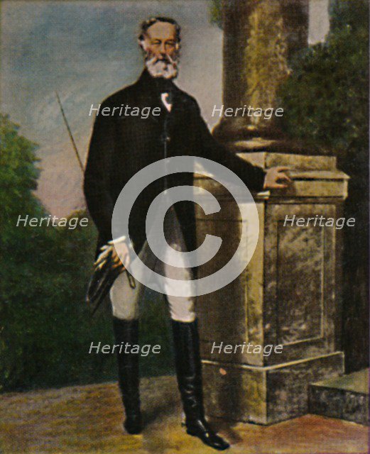 'Alfred Krupp 1812-1887. - Gemälde von Grün', 1934. Creator: Unknown.