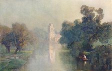 'Morning Mists, Hemingford Grey', 1906. Creator: Frederick George Cotman.