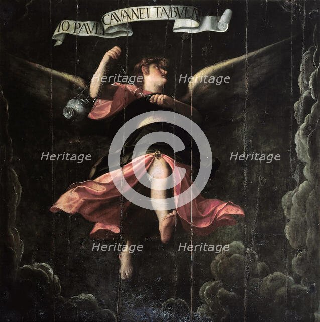 Angel with a thurible, ca 1595. Creator: Cavagna, Giovan Paolo (1550-1627).