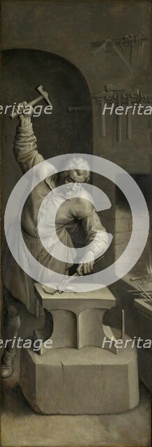 Saint Eligius of Noyon in his Forge, 1588. Creator: Ambrosius Francken I.