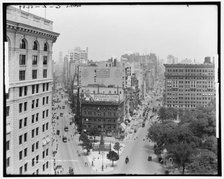 Panorama of Madison Square, New York, N.Y., between 1910 and 1915. Creator: Unknown.