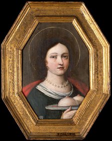 Saint Agatha, 18th (?) century.. Creator: Unknown.