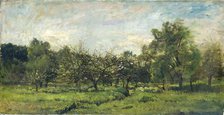 Orchard, 1865-1869. Creator: Charles Francois Daubigny.