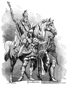 Statue of Charlemagne, King of the Franks and Holy Roman Emperor, 1882-1884.Artist: E Bocourt