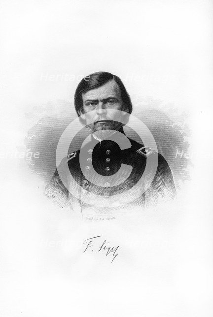 Portrait of a man, 1872.Artist: John A O'Neill