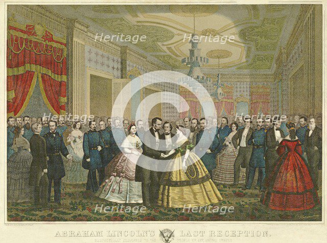 Abraham Lincoln's Last Reception, 1865.
