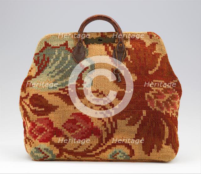 Carpetbag, American, ca. 1865. Creator: Roswell Hovey.