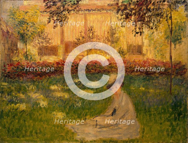 Woman in a Garden, 1876. Artist: Monet, Claude (1840-1926)