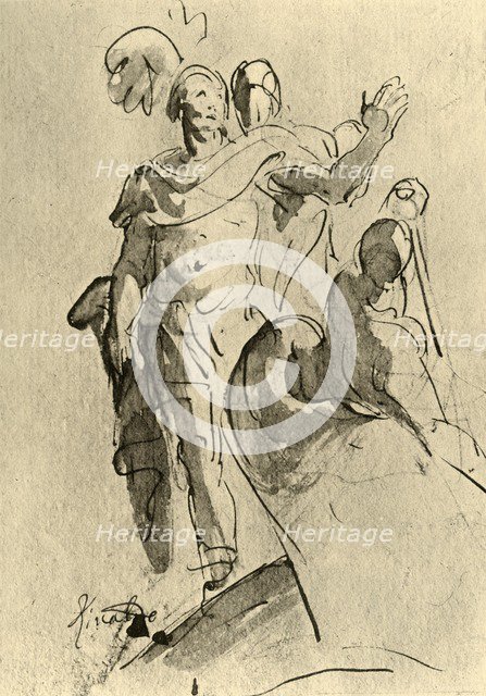 'Rinaldo or Aeneas', 1757, (1928). Artist: Giovanni Battista Tiepolo.