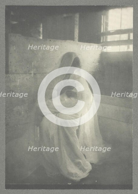 The Manger, 1899. Creator: Gertrude Kasebier.