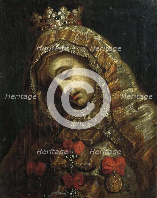 Mourning Mother of God, 1750/1800. Creator: Unknown.