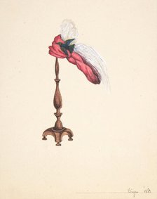 A Hat on a Stand, 1863. Creator: Auguste Félix.