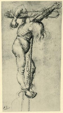 Thief on the cross, 1500-1504, (1943). Creator: Lucas Cranach the Elder.