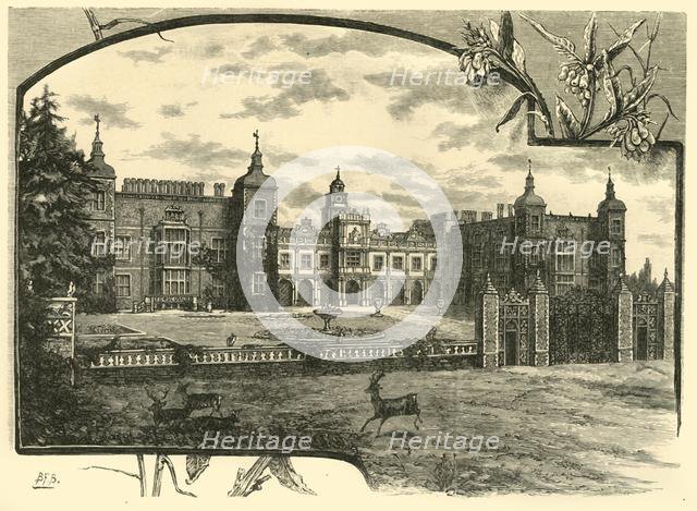 'Front of Hatfield House', 1898. Creator: Unknown.